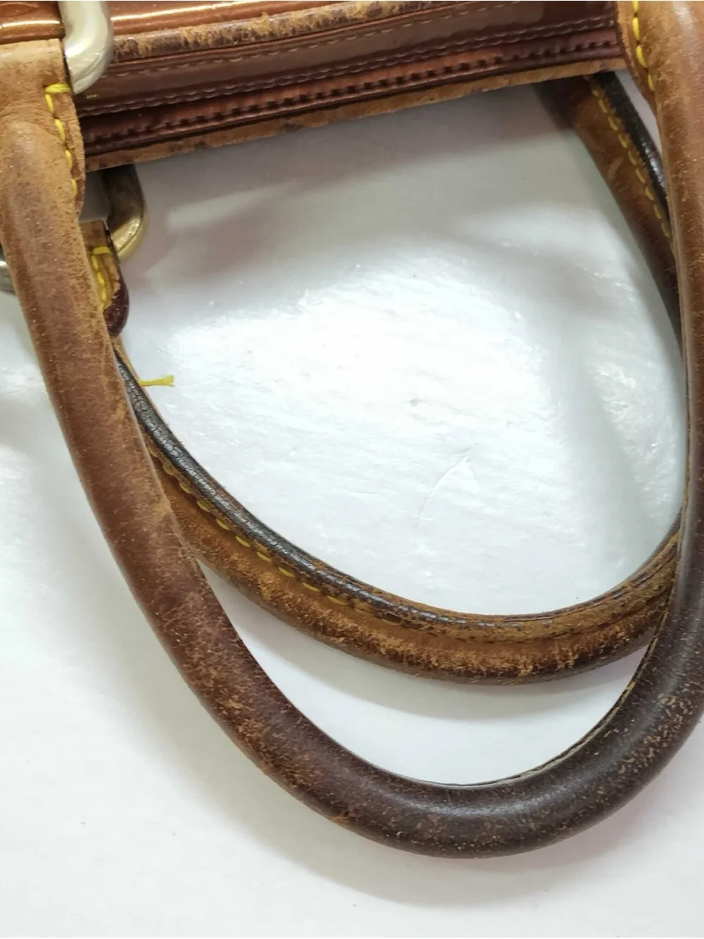 Vernis LV briefcase Louis Vuitton Brown Monogram Vernis Leather